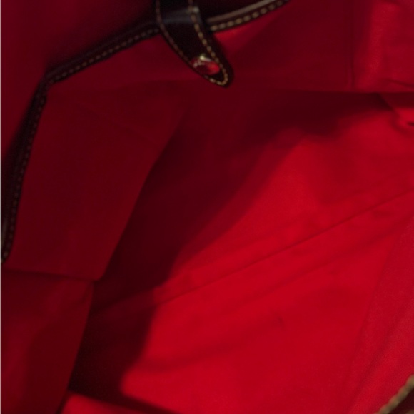 Dooney & Bourke Nubuck suede and leather Chelsea tote bag. Beautiful Fall bag - Picture 7 of 16